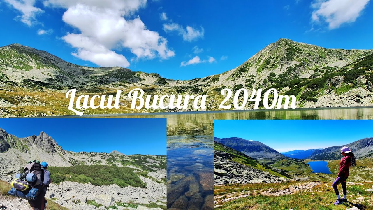 În Munții Retezat.  Cârnic , Cabana Gentiana , Lacul Pietrele , Lacul Bucura,  Șaua  Pelegi.