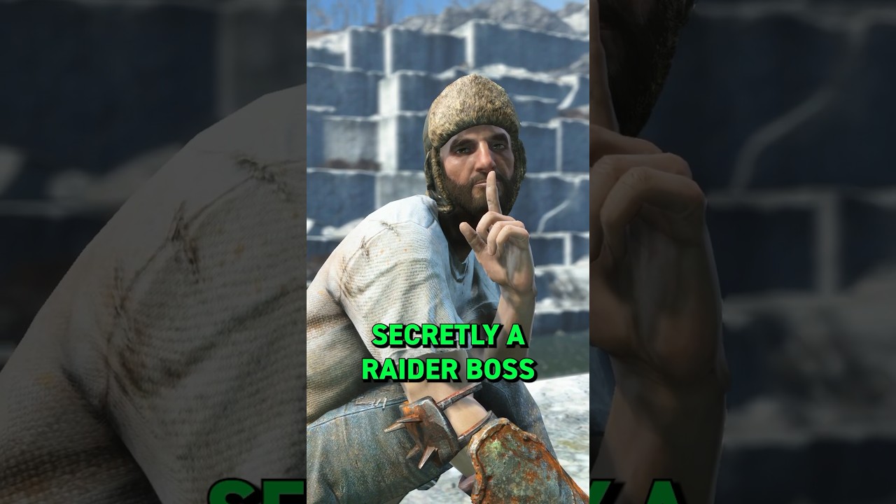 Замаскированный босс-рейдер из Fallout 4