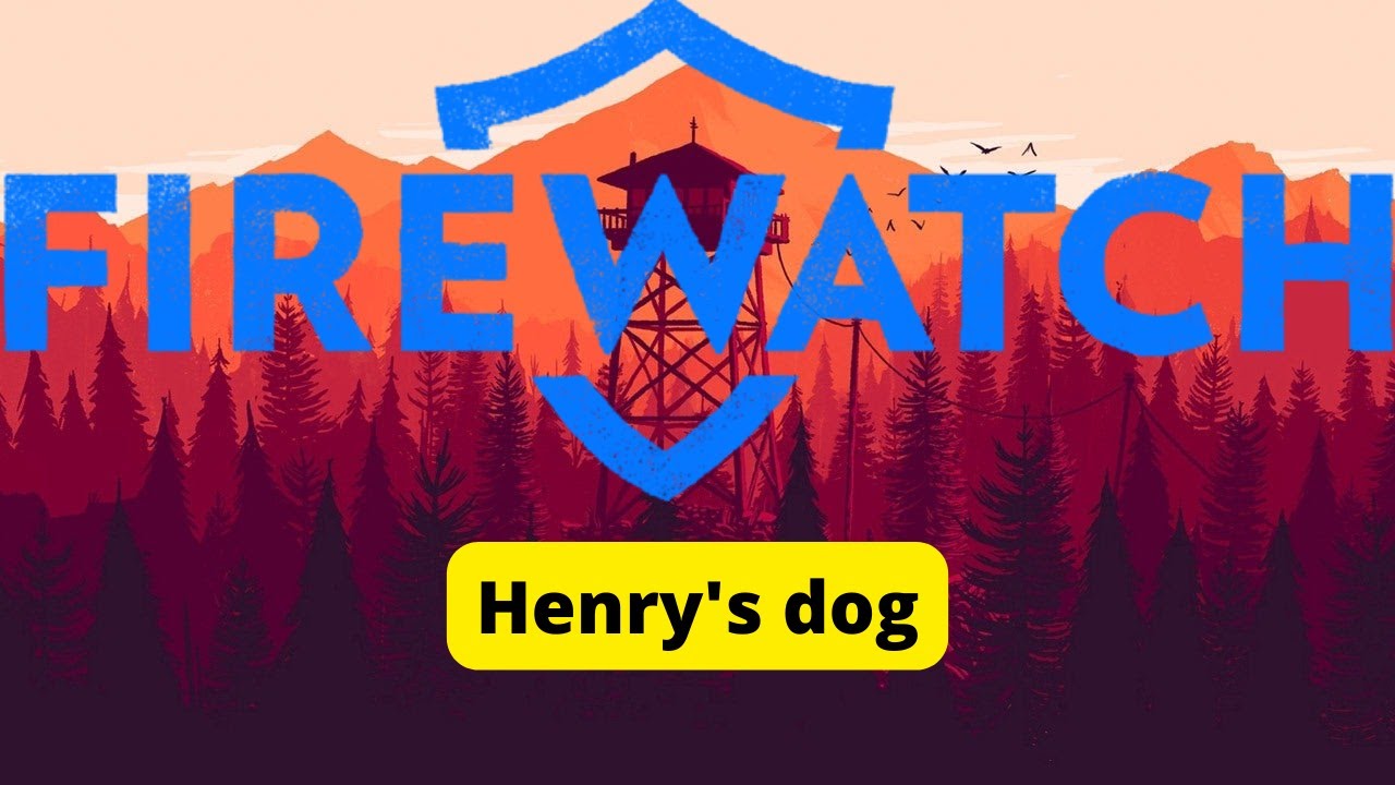Henry's dog in Firewatch