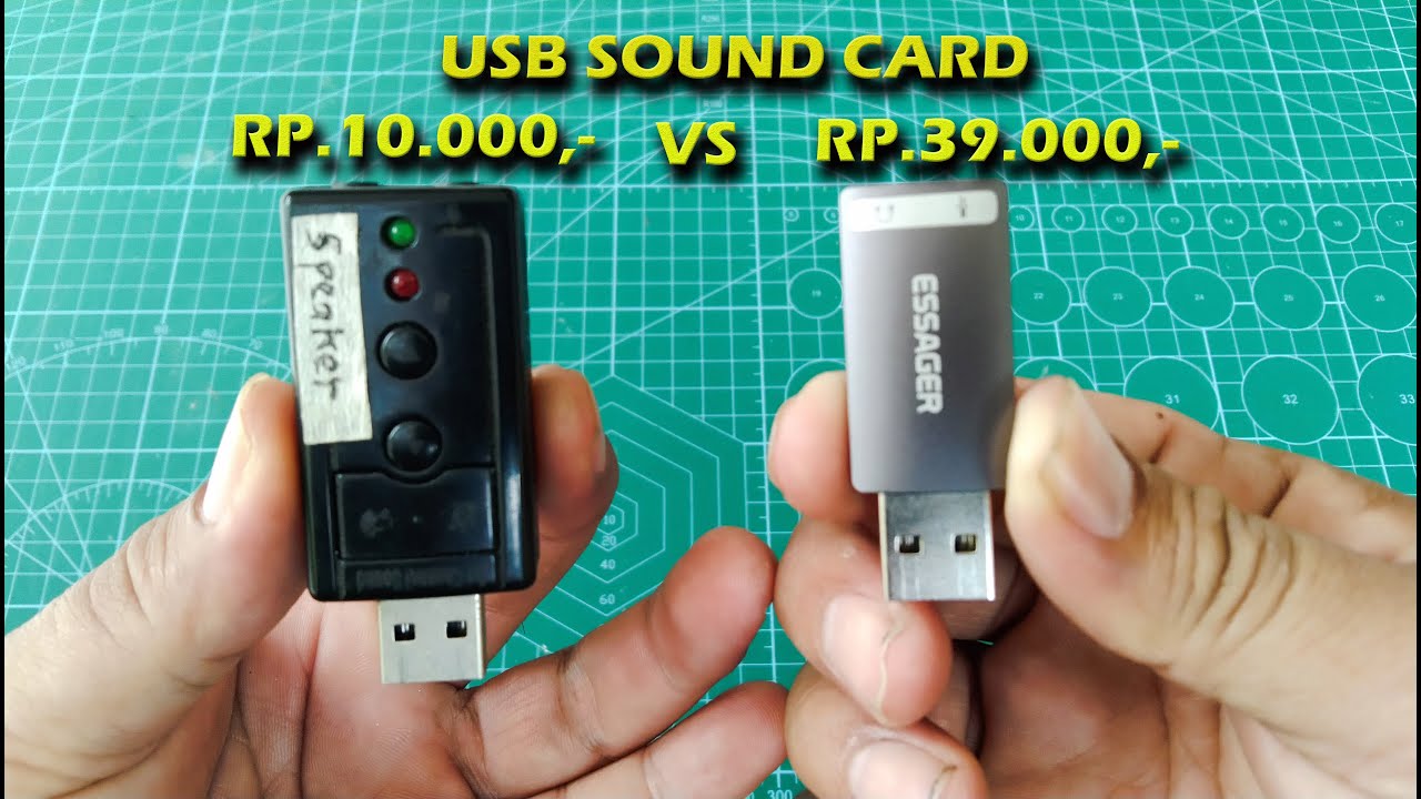 USB Soundcard Essager vs USB soundcard murah