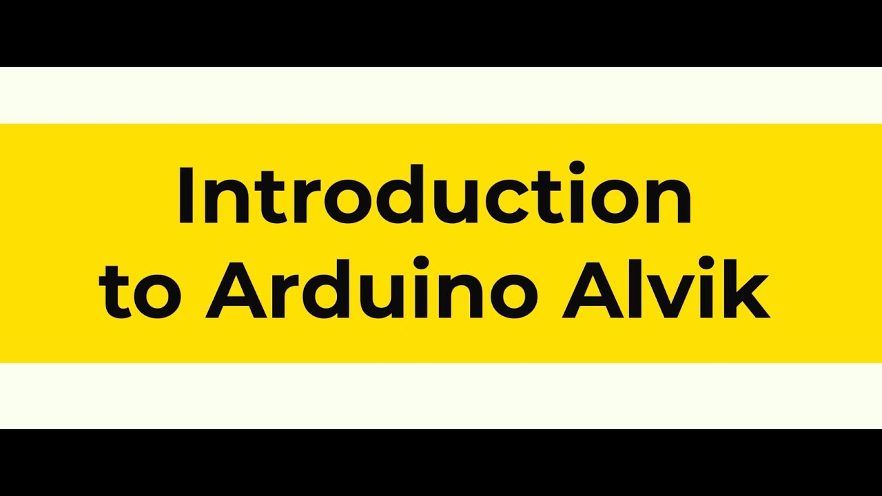 Introduction to Arduino Alvik