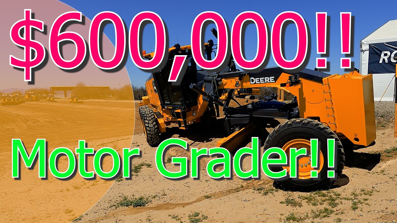 Автогрейдер John Deere 772GP стоимостью 600 000 долларов США
