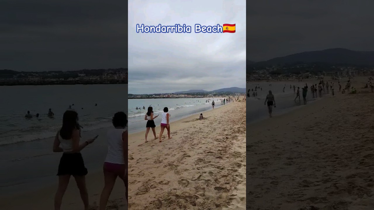An Evening in Hondarribia Beach, Spain 🇪🇸