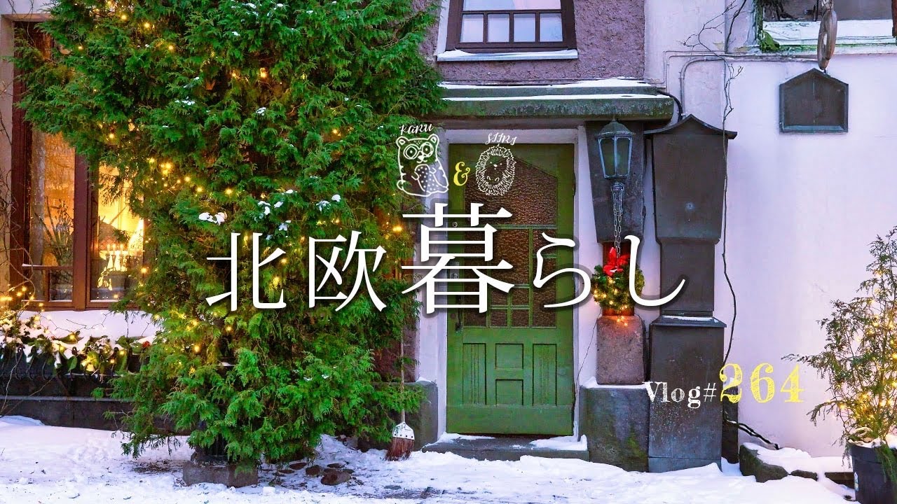 【 北欧暮らし 】 凍った海と雪の街❄️ −8℃の日常 / スーパーのカフェ / 休日の朝ごはん
