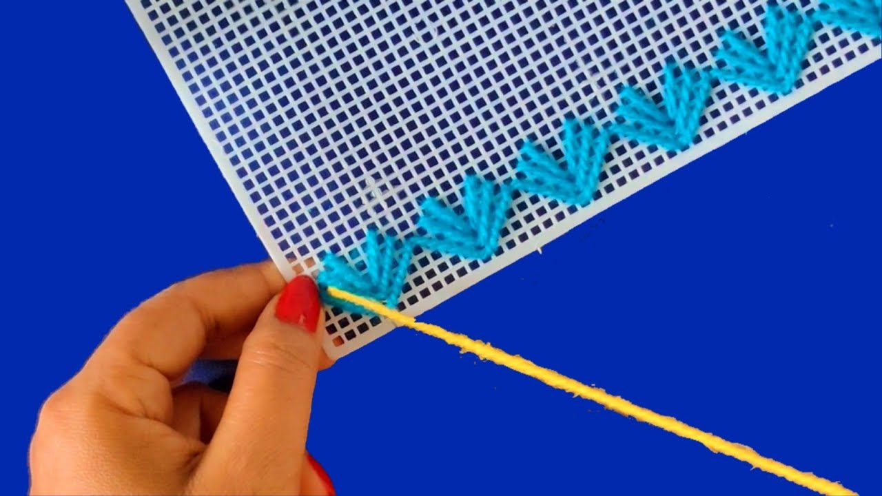 LATEST AND BEAUTIFUL PLASTIC CANVAS DESIGN  IDEA STEP BY STEP
