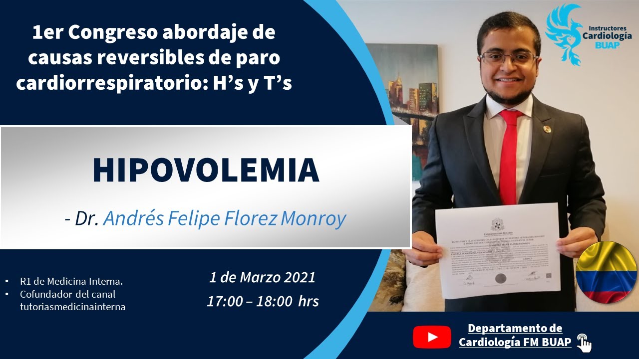 Hipovolemia - Dr. Andrés Felipe Florez Monroy