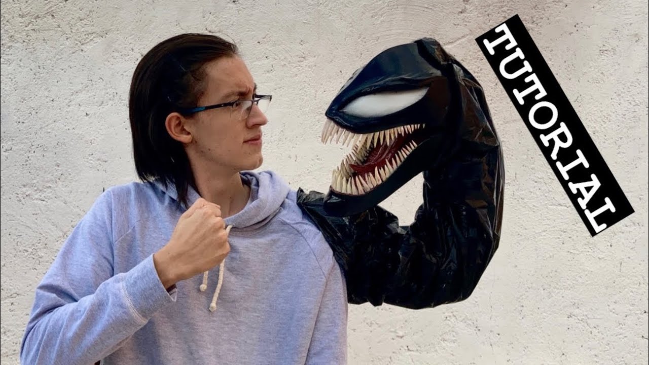 Cosplay de Venom | marioneta casera de simbionte | Tutorial