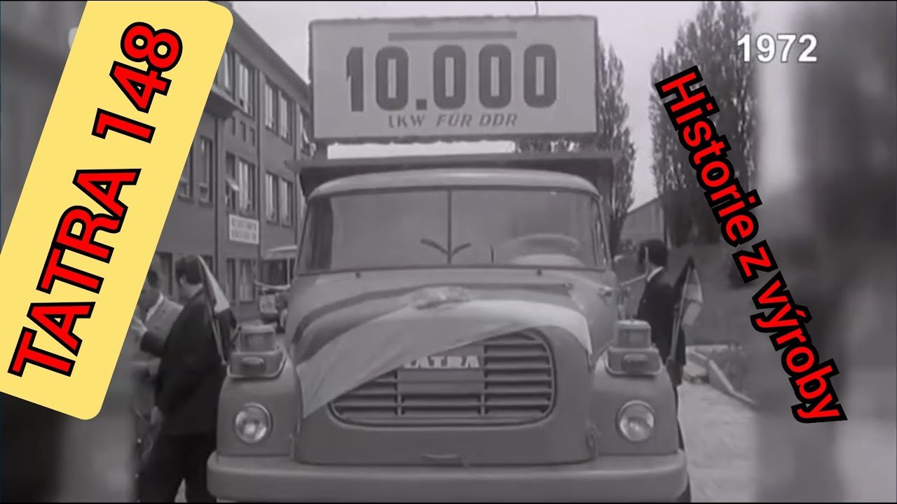 Tatra 148, výroba, historie. Doplněno o autentické záběry z historie Tatry 148