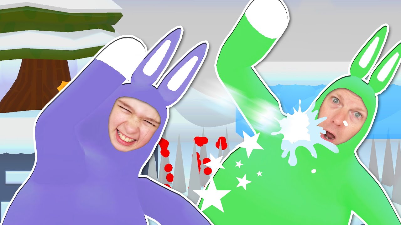 Vi Var SKØRE Kaniner i Sneen! Super Bunny Man #3