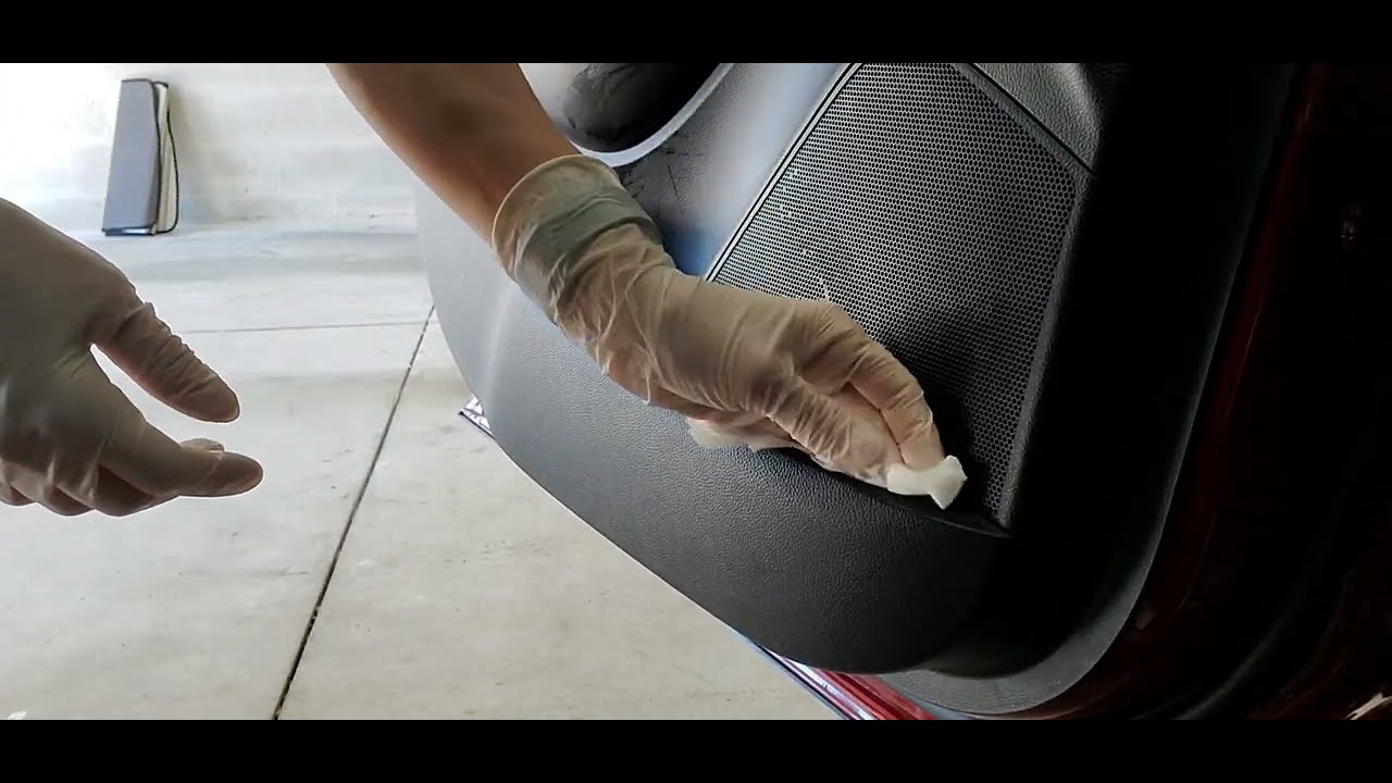 ASMR-Polishing My Car Interior