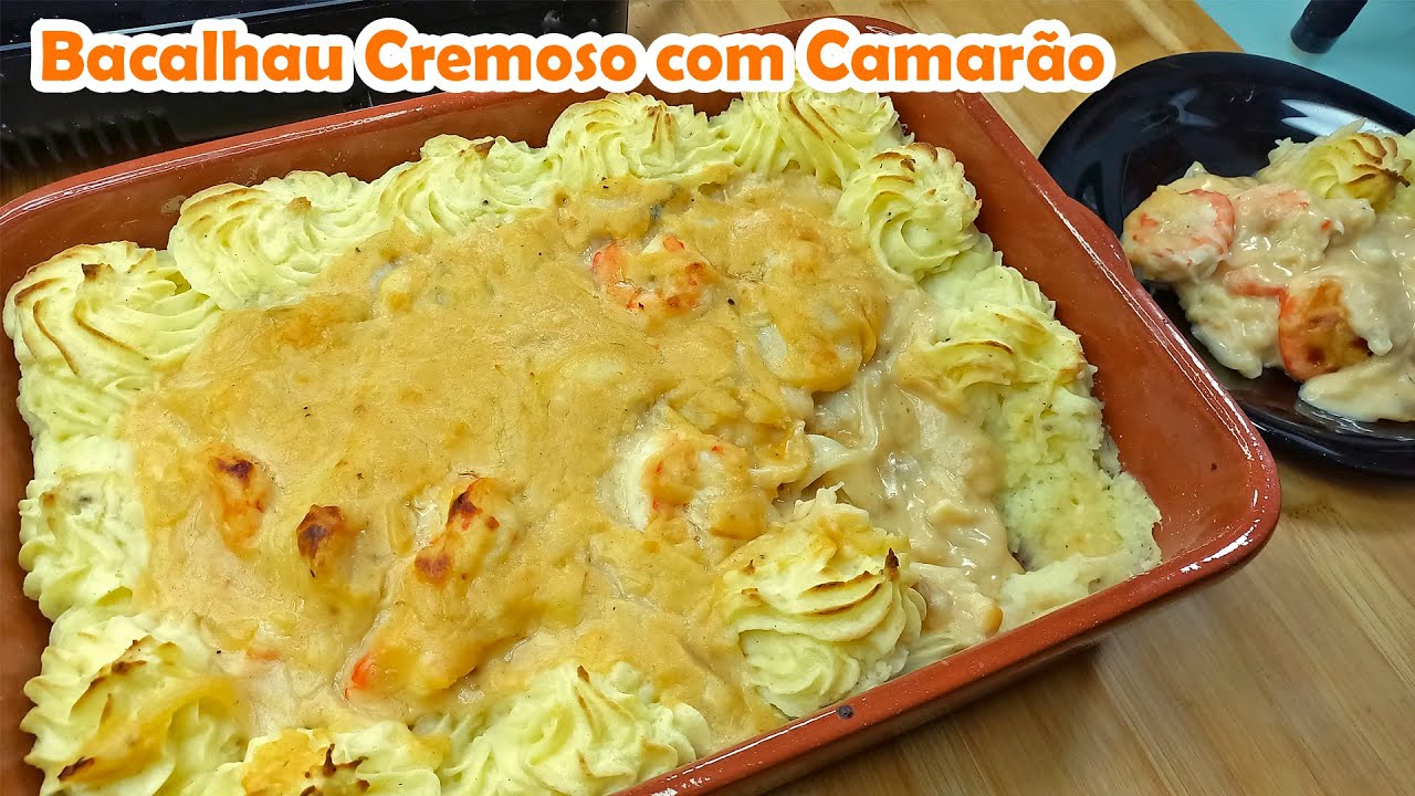 Cremoso de Bacalhau e Camarão: Receita Perfeita para Festas