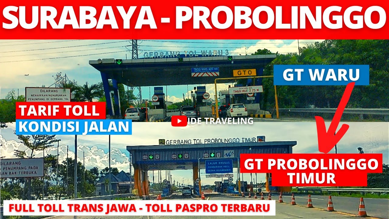 SURABAYA PROBOLINGGO FULL TOLL l Update Terbaru TOLL TRANS JAWA l TOLL PASPRO l TOLL WARU KEJAPANAN