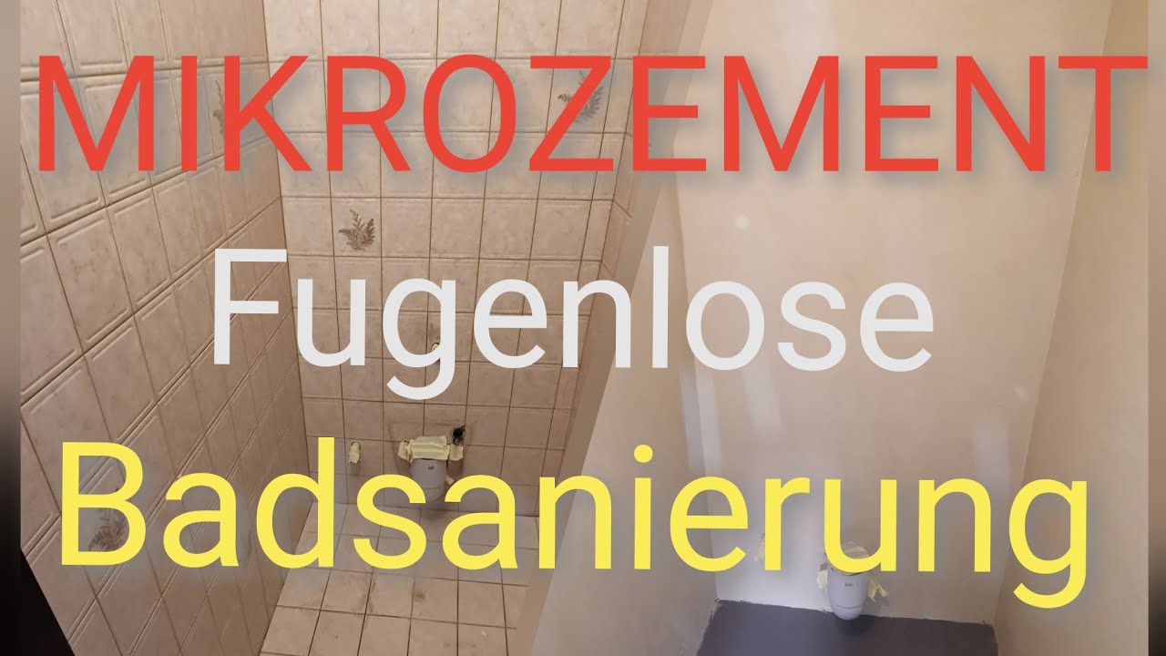 MIKROZEMENT | Fugenlose Badsanierung