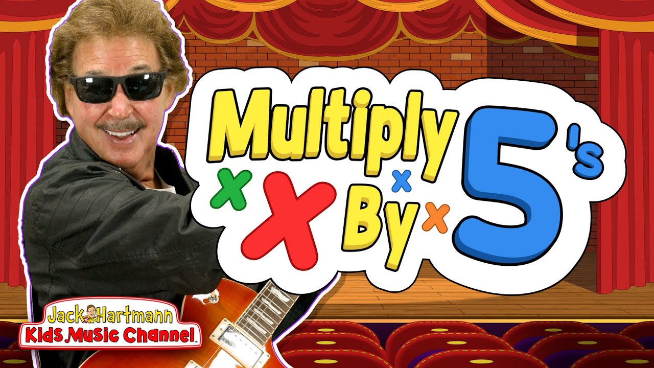 Multiply by 5's! | Multiply By Music | Jack Hartmann