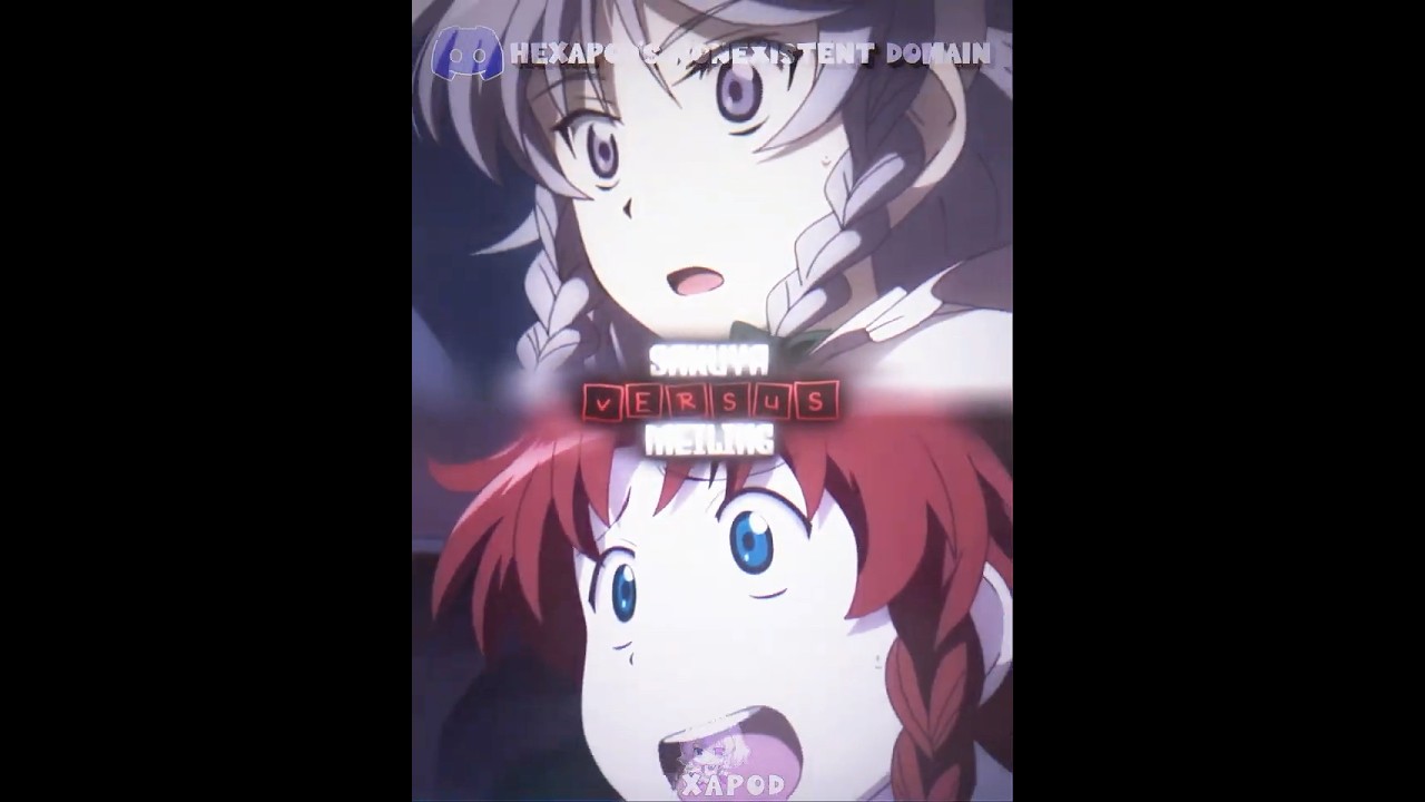 Sakuya Izayoi vs Hong Meiling #vs #edit