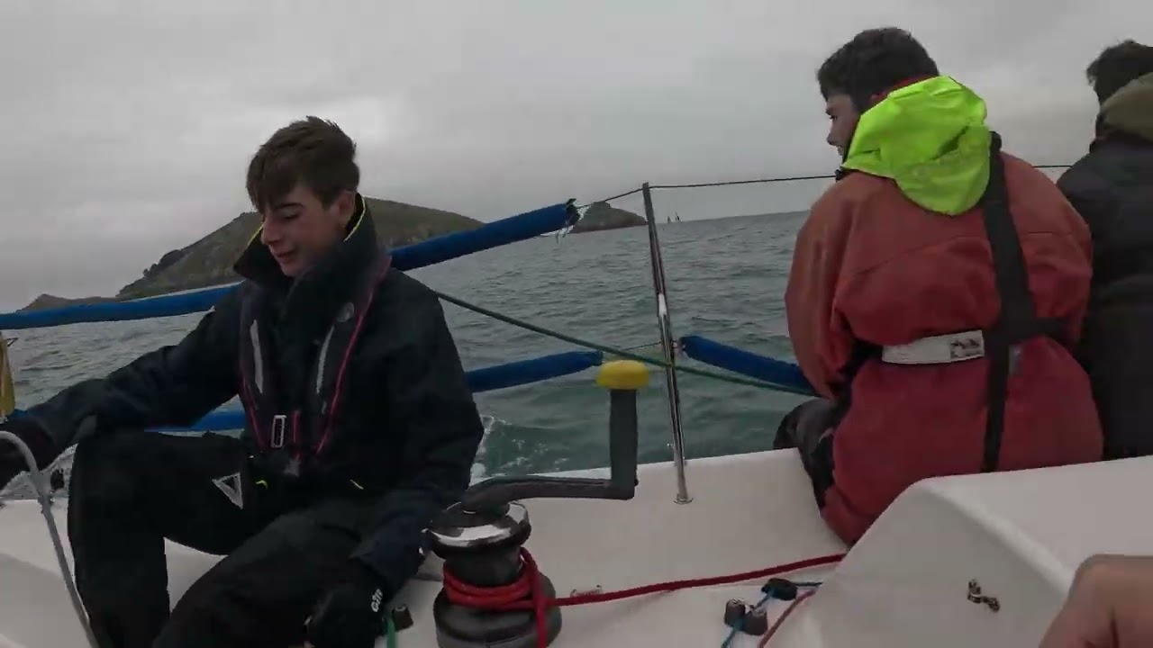 Light winds sailing race