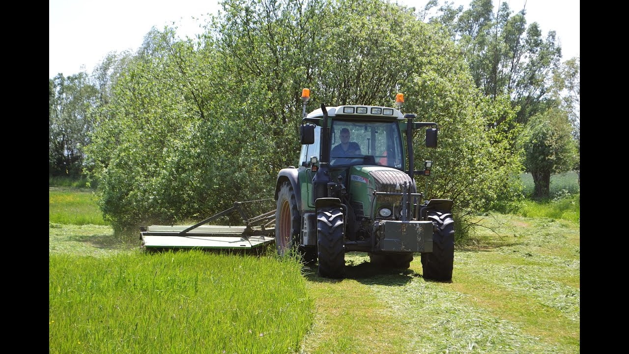 Koszenie trawy na kiszonkę 2016 - Fendt 312 vario & kosiarka Deutz Fahr