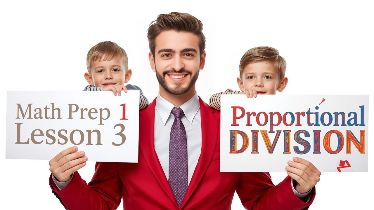 math prep 1, lesson 3 || proportional division ماث أولي اعدادي لغات ترم اول الدرس الثالث 2026
