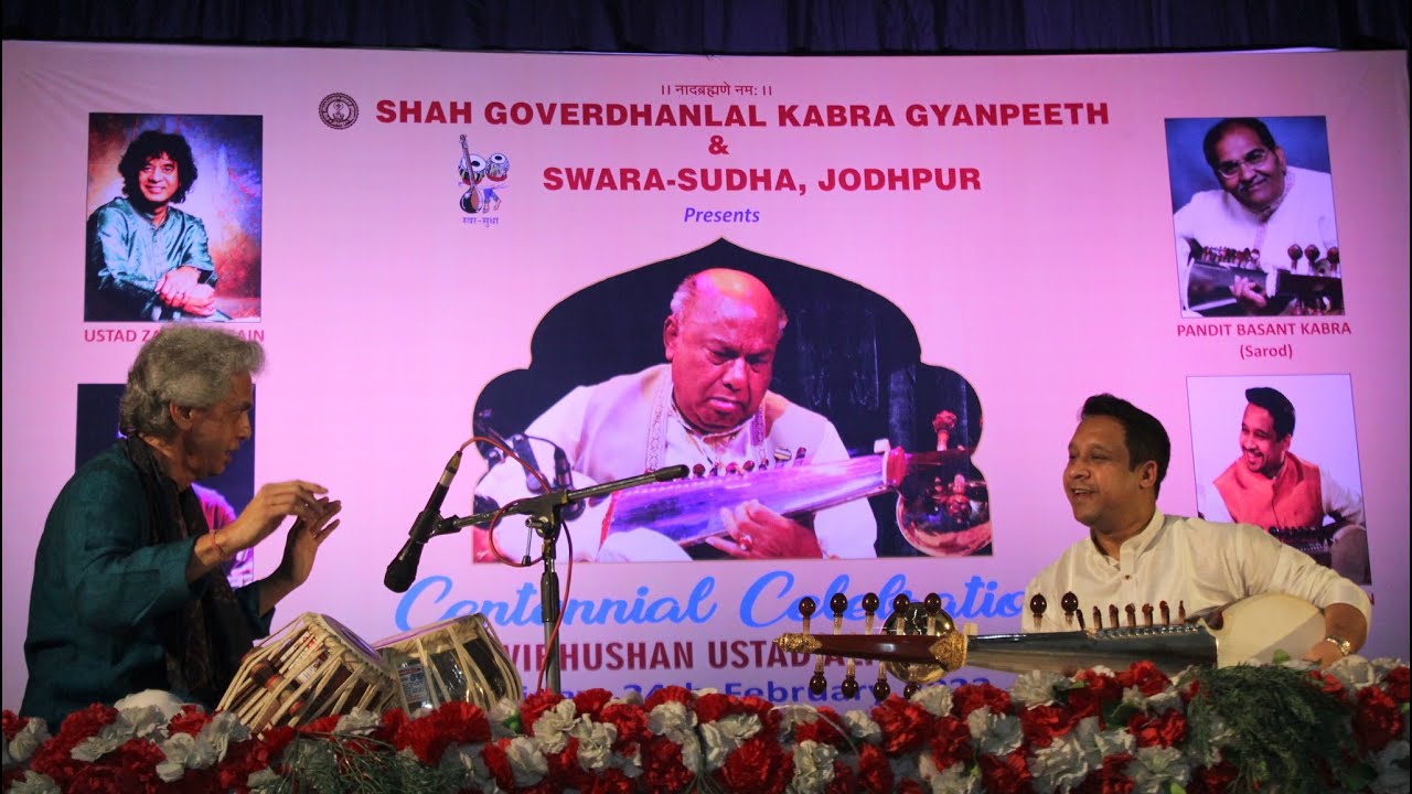 Centennial Celebration of Ustad Ali Akbar Khan I Shiraz Ali Khan (Sarod) Ustad Fazal Qureshi (Tabla)