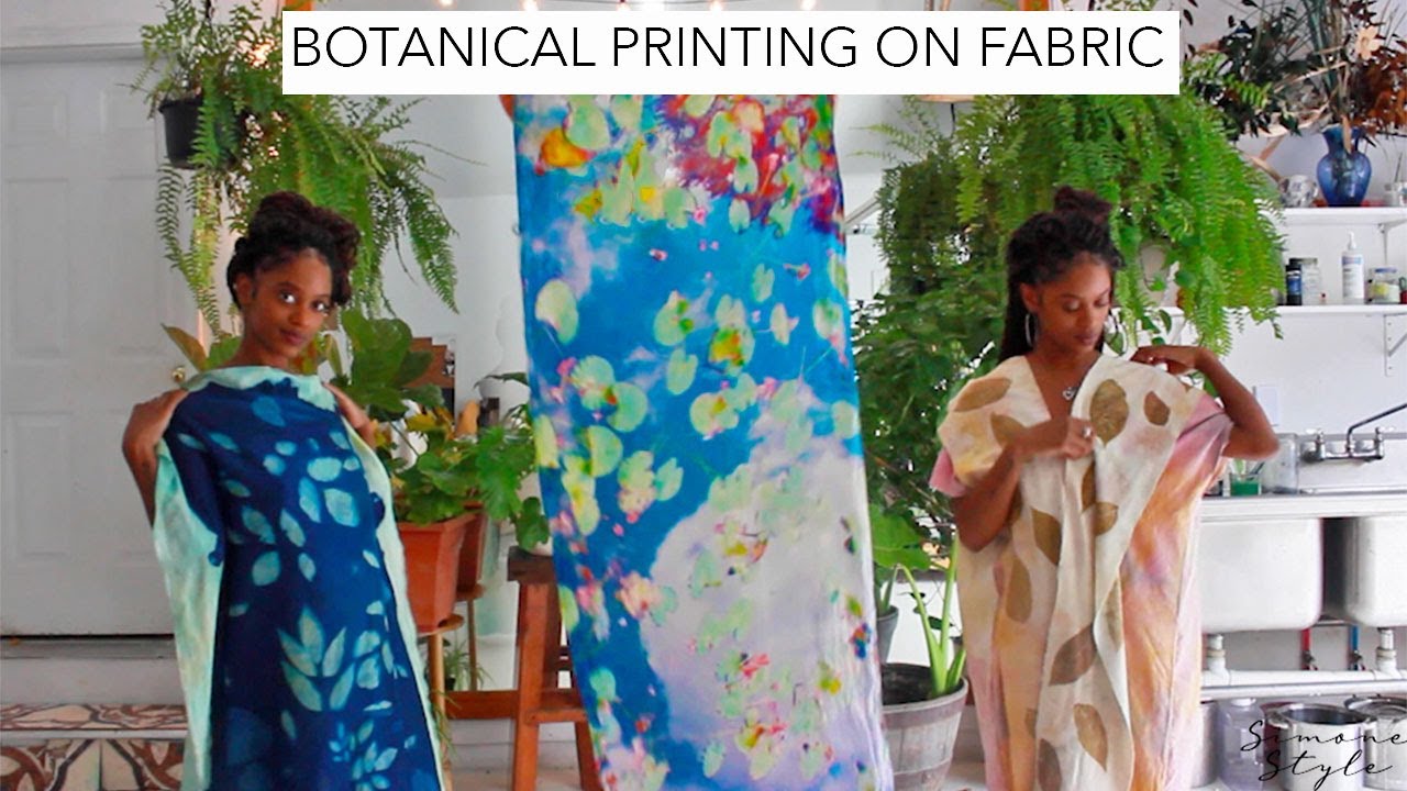 Botanical Printing on Fabric - Eco-Printing, Silk Painting, and Cyanotypes