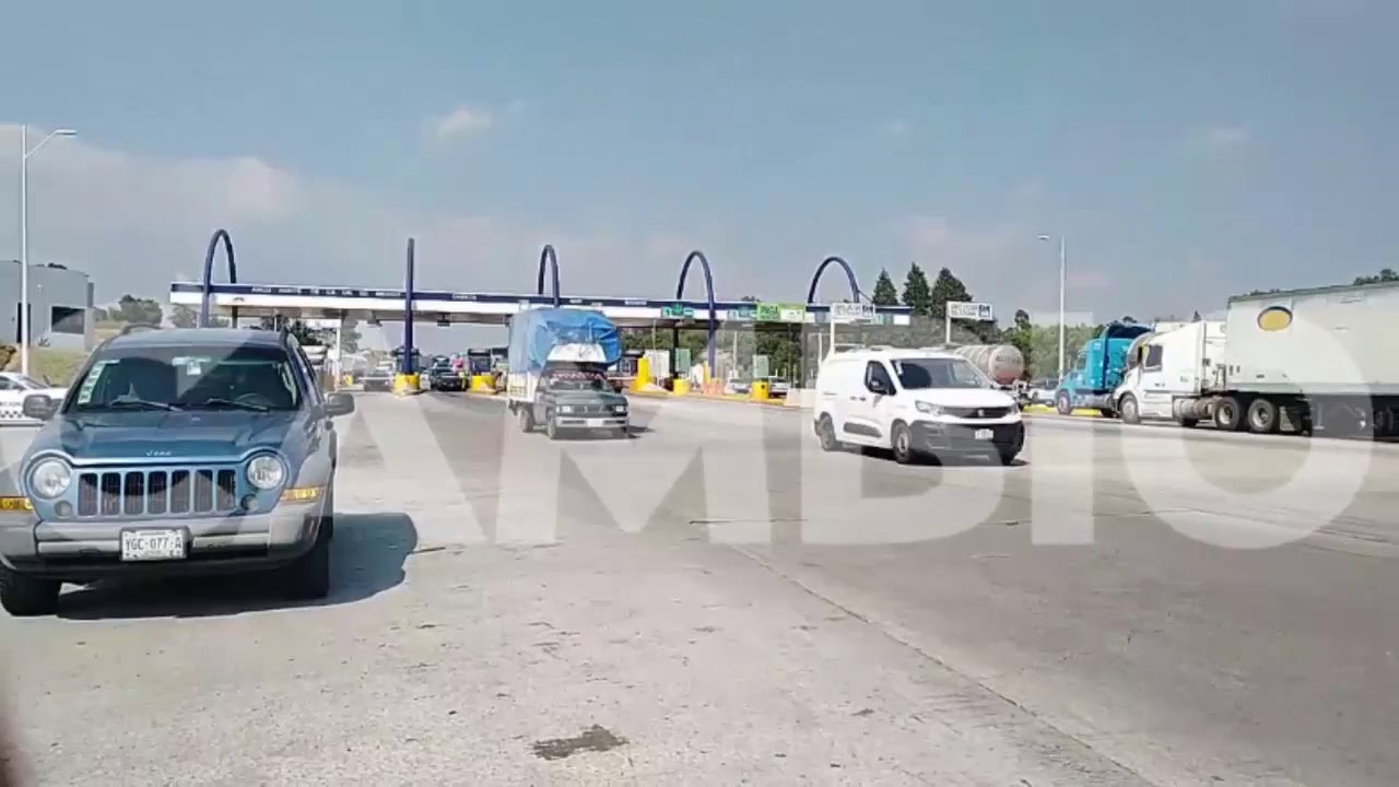 M&aacute;s de cinco horas de manifestaci&oacute;n en las casetas del Arco Norte, altura de San Mart&iacute;n Texmelucan