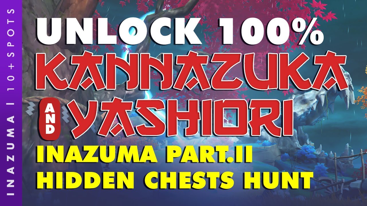 UNLOCK Kannazuka and Yashiori Island Secrets and Hidden Chests Hunt! Inazuma EP.2 - Genshin Impact