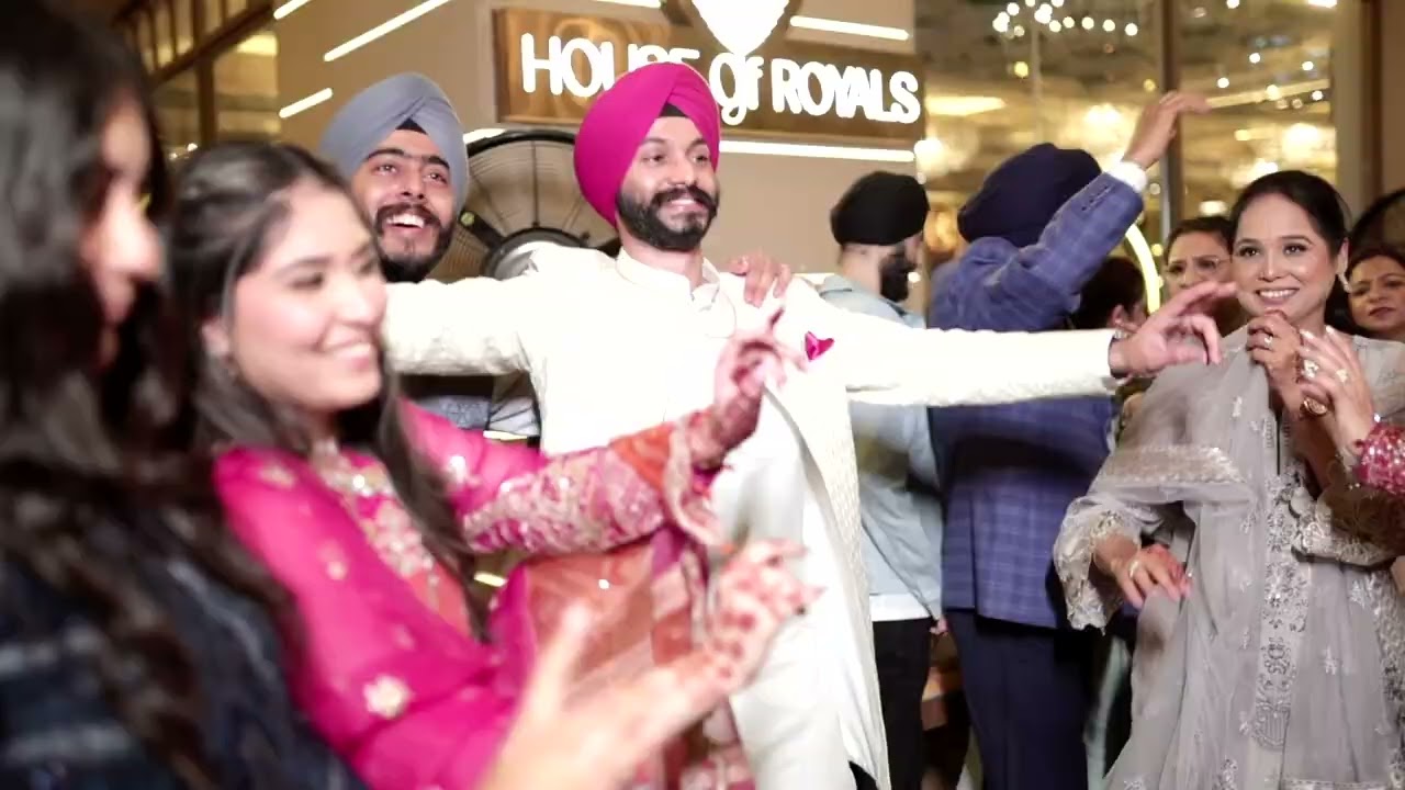 Our Roka ceremony| Raman & Niyamat| Punjabi wedding| Delhi wedding| Dance and celebration❤️