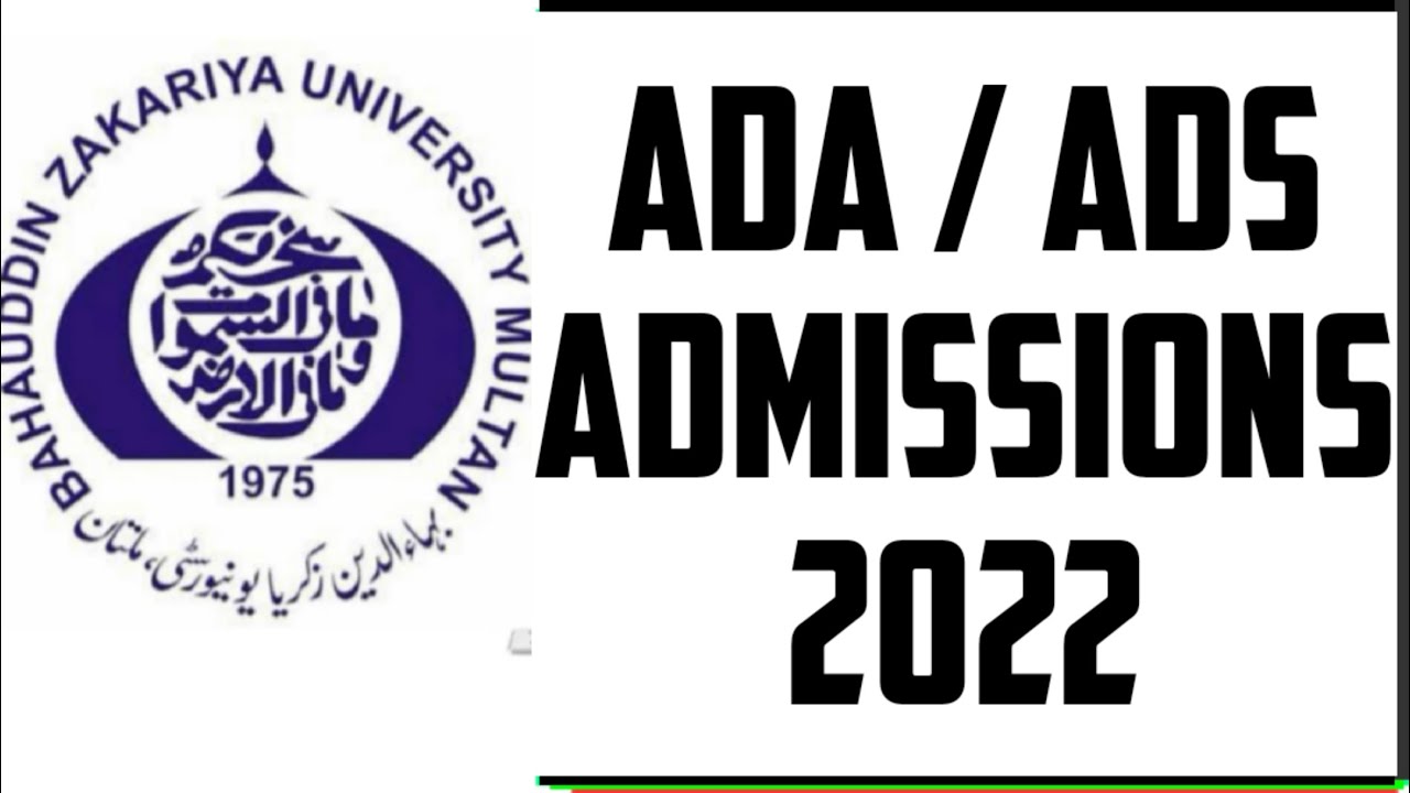 ADA / ADS Admissions 2022