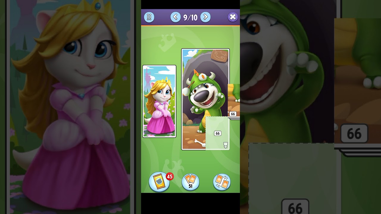 Talking Tom Bubble Shooter Sticker Albums Completed.