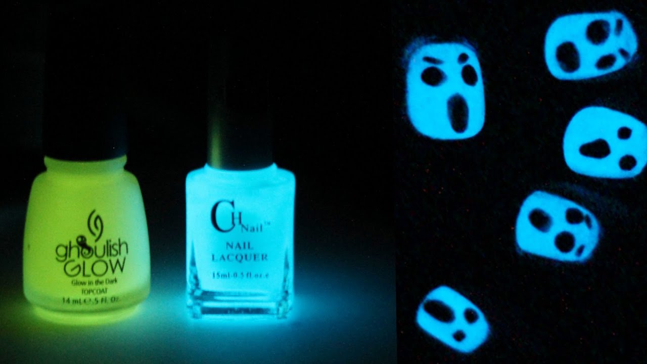Glow in the Dark Halloween Nail Art | TotallyCoolNails