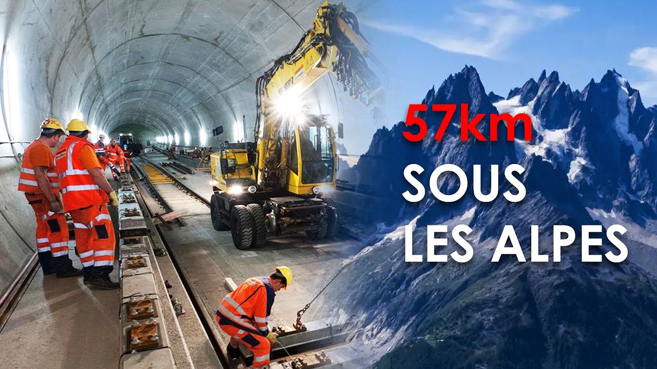 Le Mega Tunnel de la Suisse Sous les Alpes