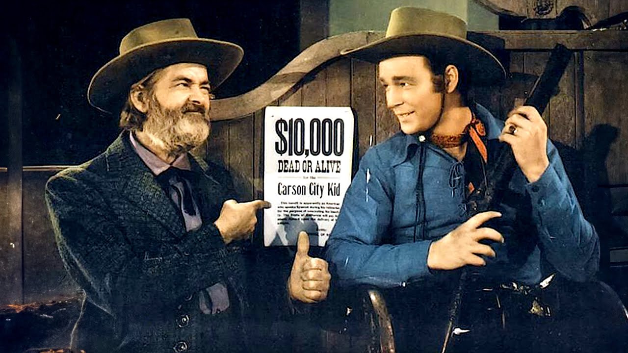 THE CARSON CITY KID - Roy Rogers, George 'Gabby' Hayes, Bob Steele - Free Western Movie [English]