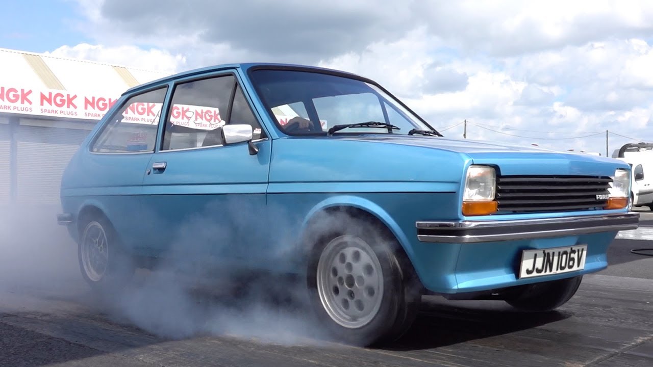 158bhp Mk1 FORD FIESTA 1700cc XFLOW - 1/4 MILE 13.87