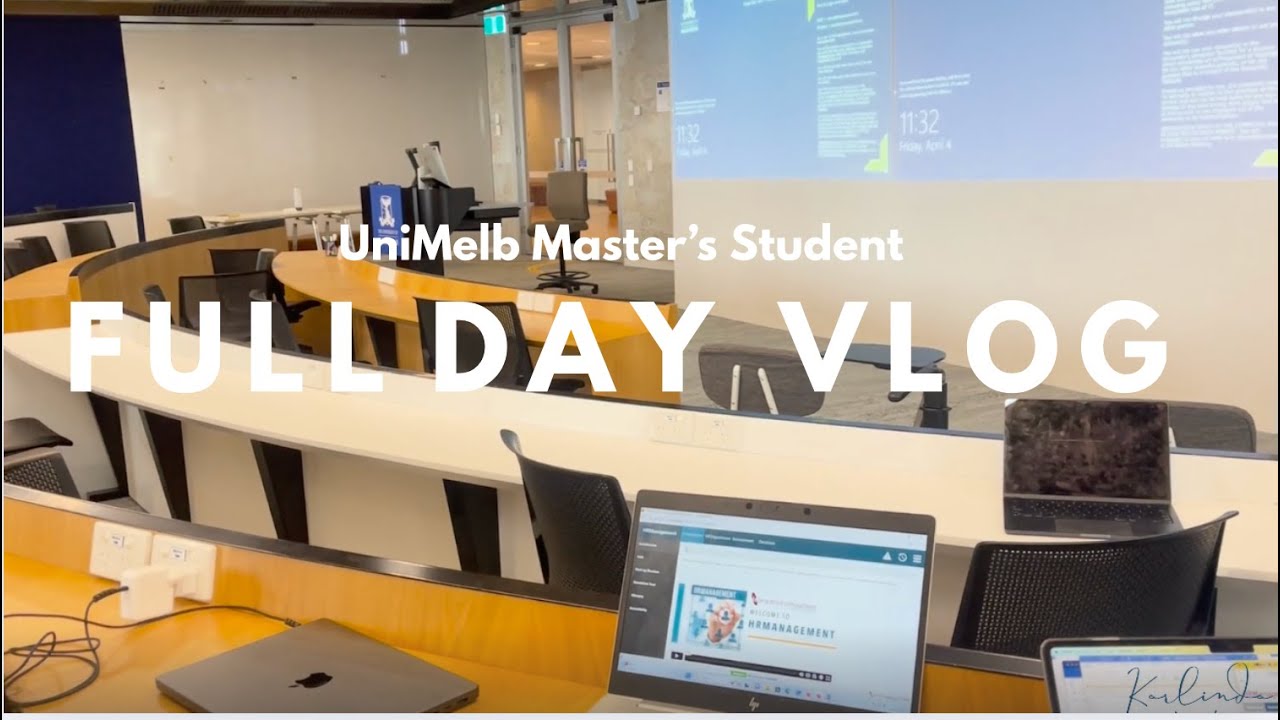 🎓 A Realistic Full Day in My Life as a Master’s Student at UniMelb | Study Vlog in Melbourne