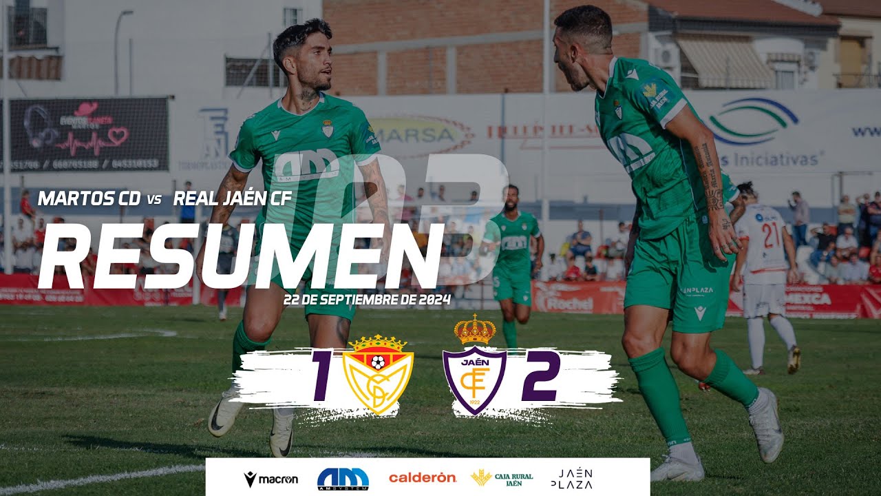 RESUMEN | J3 Martos CD 1 - 2 Real Jaén CF