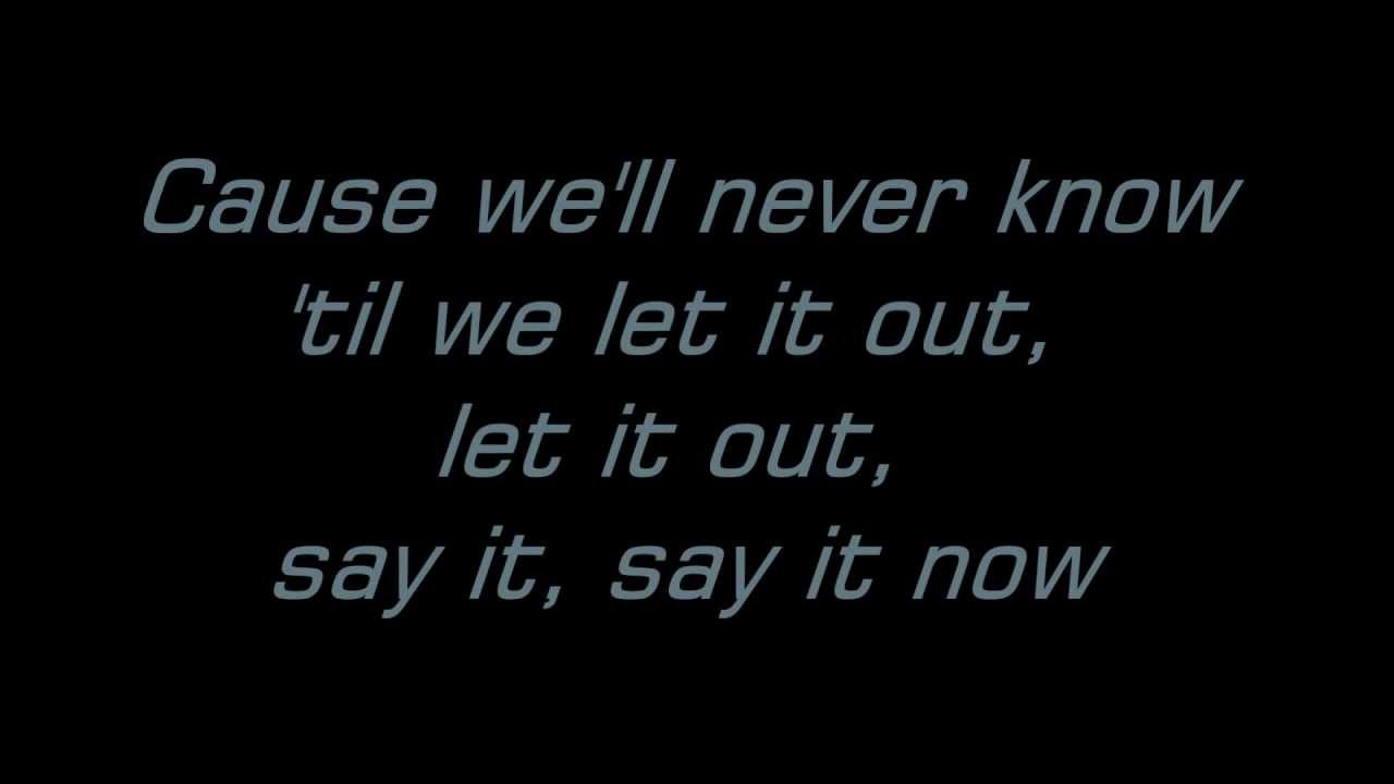 The Afters- Say it now