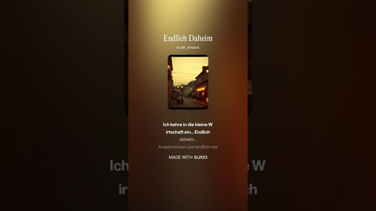 Endlich Daheim -Short