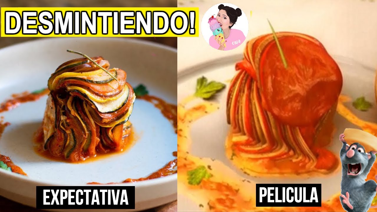 RATATOUILLE: Le cocino a mi novio Gourmet. DESMINTIENDO COMIDA DE PELICULAS EN CASA.. - Caro Trippar