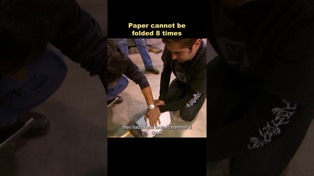 How many times can you fold the paper?