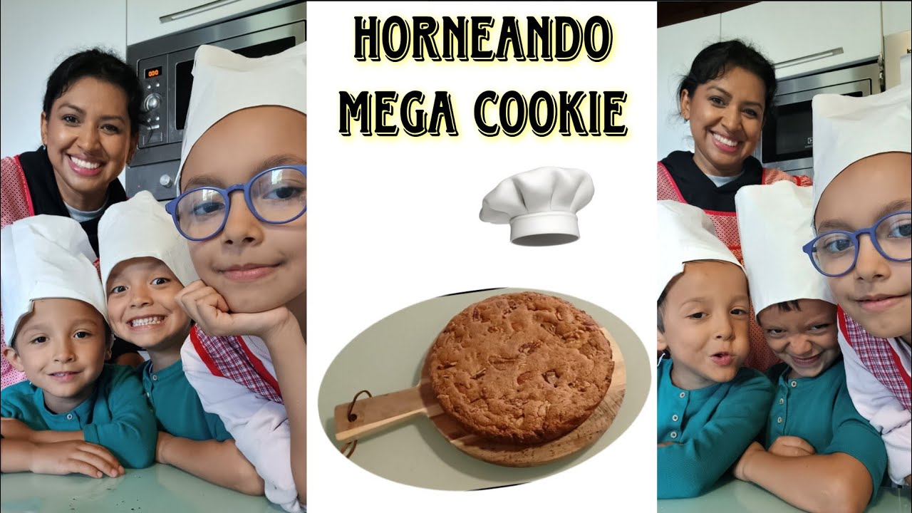 HACIENDO UNA MEGA GALLETA |  MEGA COOKIE | MI VIDA EN ITALIA