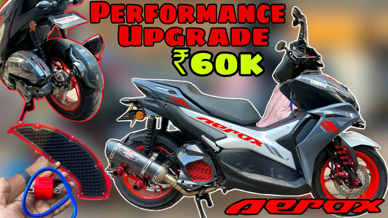 Aerox 155 Modification Part 2 | Aerox Performance Upgrade | Aerox 155 Exahust 🔥
