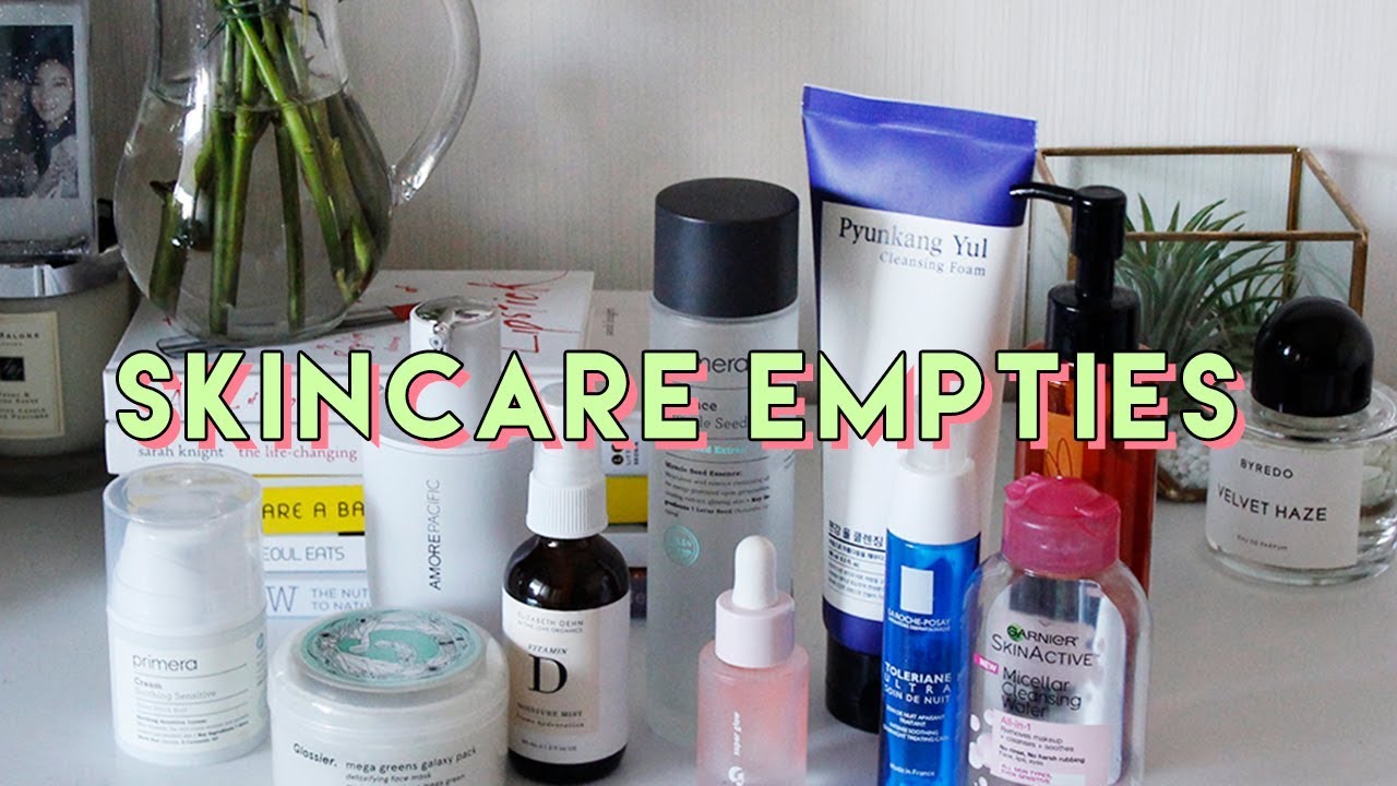 Skincare Empties • Hits and Misses