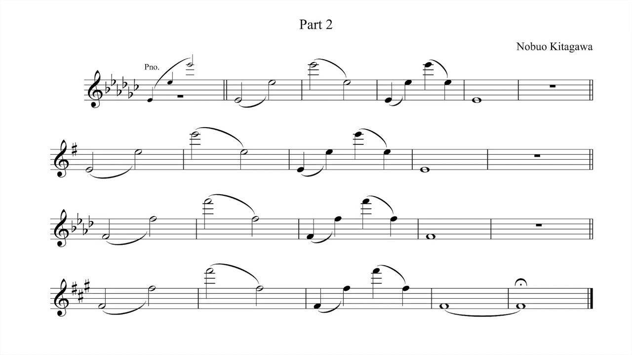 Two-Octave Exercises for Oboe&mdash;Part 2　オーボエの為の２オクターブ練習曲 &mdash;Part 2