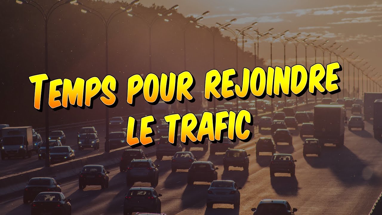 Physique - Comment calculer le temps que met une voiture à rejoindre le trafic ?