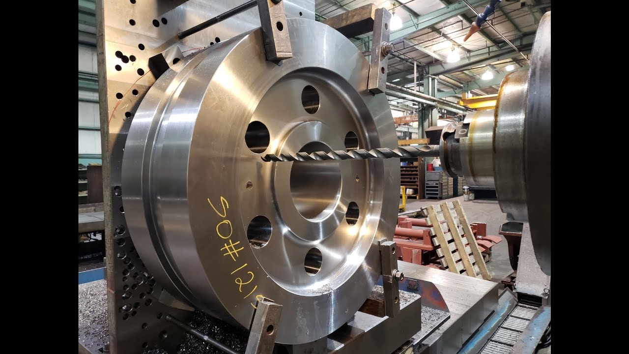 HERRINGBONE GEAR CNC VTL (Tokarka Karuzelowa cnc, przekładnia w jodełkę)