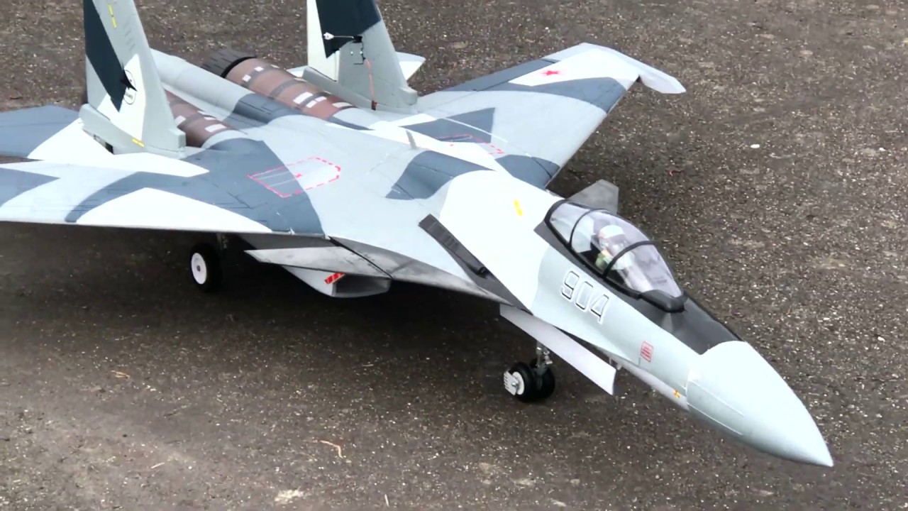 Freewing SU-35 to SU-37 Mod: Boring Unedited Maiden Flight