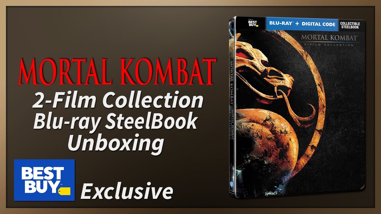 Mortal Kombat 2-Film Collection Best Buy Exclusive Blu-ray SteelBook Unboxing