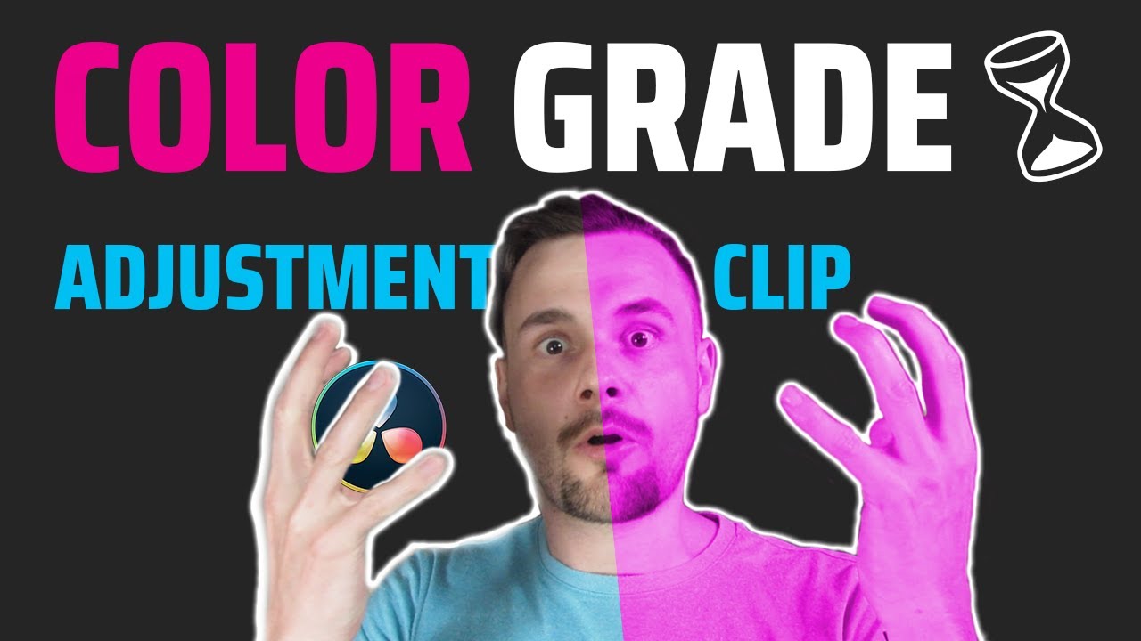 How To Color Grade FAST | Adjustment Clip | DaVinci Resolve 16