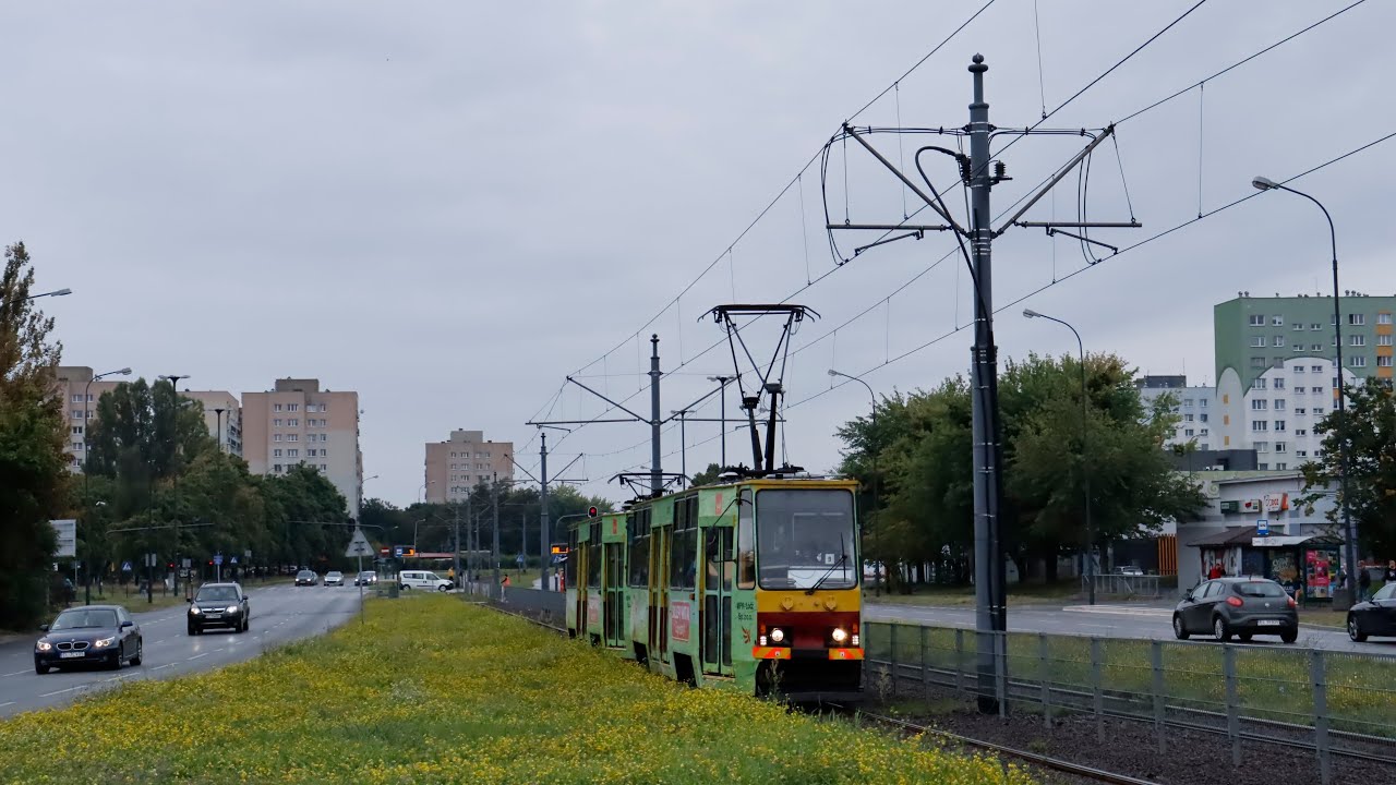 ♪ Przekładnia ♪ Konstal 805Na #1415 + #1417 - MPK Łódź linia 6 🚊