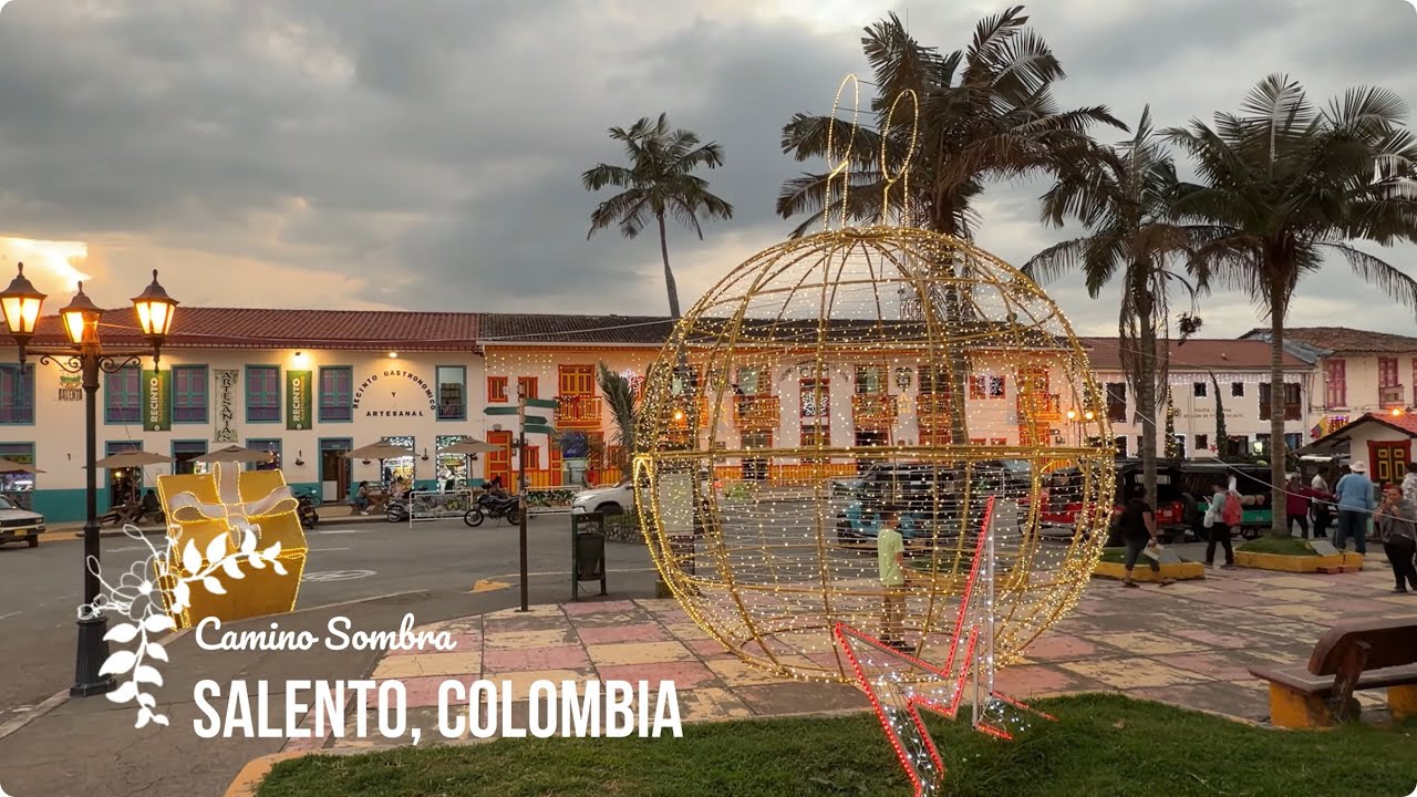 4K Walking Tour of Salento, Colombia 🇨🇴 (With Music 🎧)